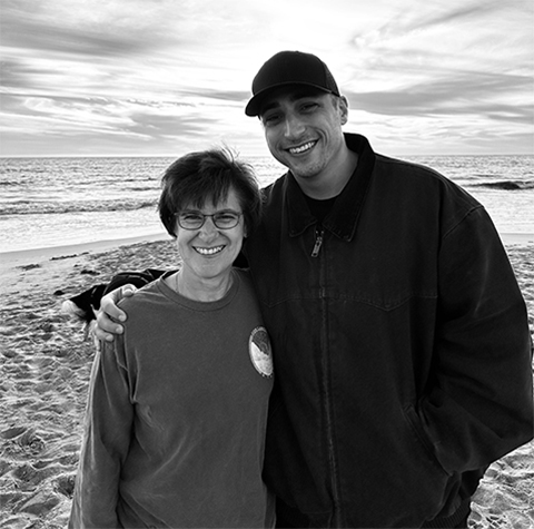 Melissa Rowland-Goldsmith and Jacob Jonas met up in October at the beach in Santa Monica. They have continued their friendship and collaboration.