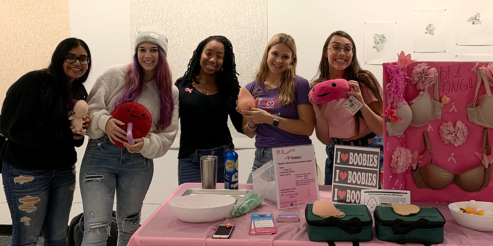 Walk the Walk - Bras out for Breast Cancer Awareness Month