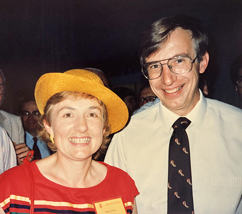 Don Graves spotted his future wife, Marge, at a dance when he was a grad student. They were married less than a year later, a union that lasted 66 years. Here they are pictured at Iowa State where Don served on the faculty for almost four decades.