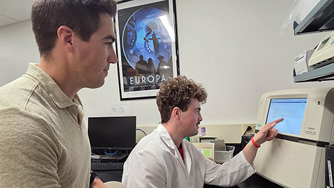 A chance encounter with the lab